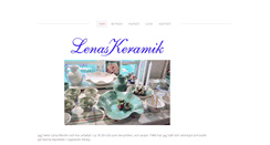 Desktop Screenshot of lenaskeramik.se
